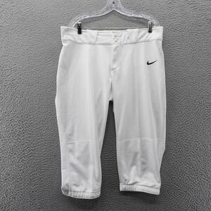 Nike Womens Baseball Softball Pants White XL Athletic Sport Knickers NWT